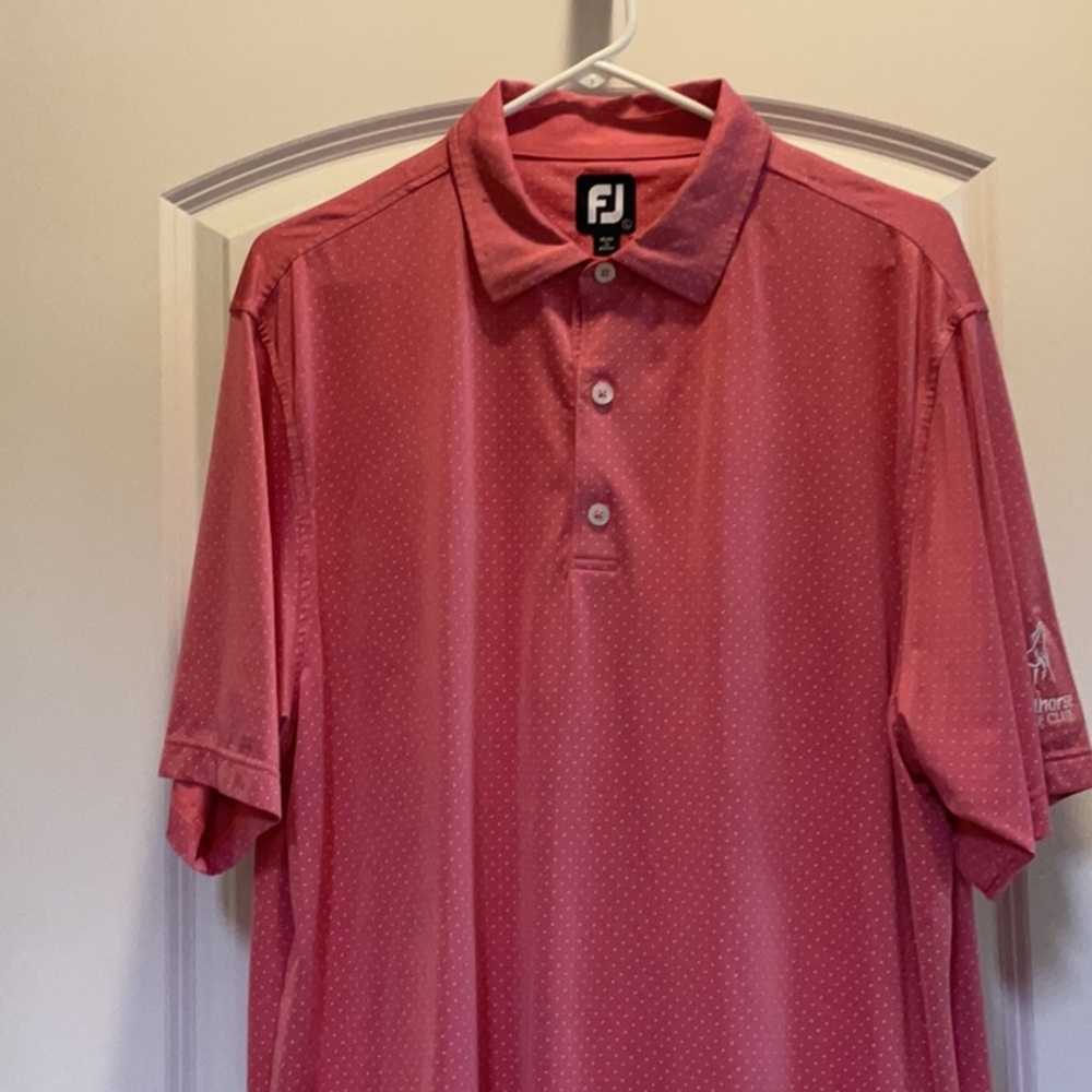 FootJoy Men's Pink Polo Shirt